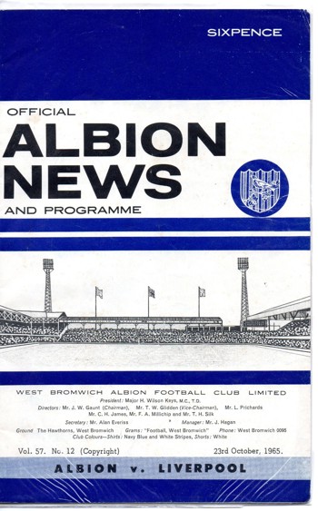 Match programme